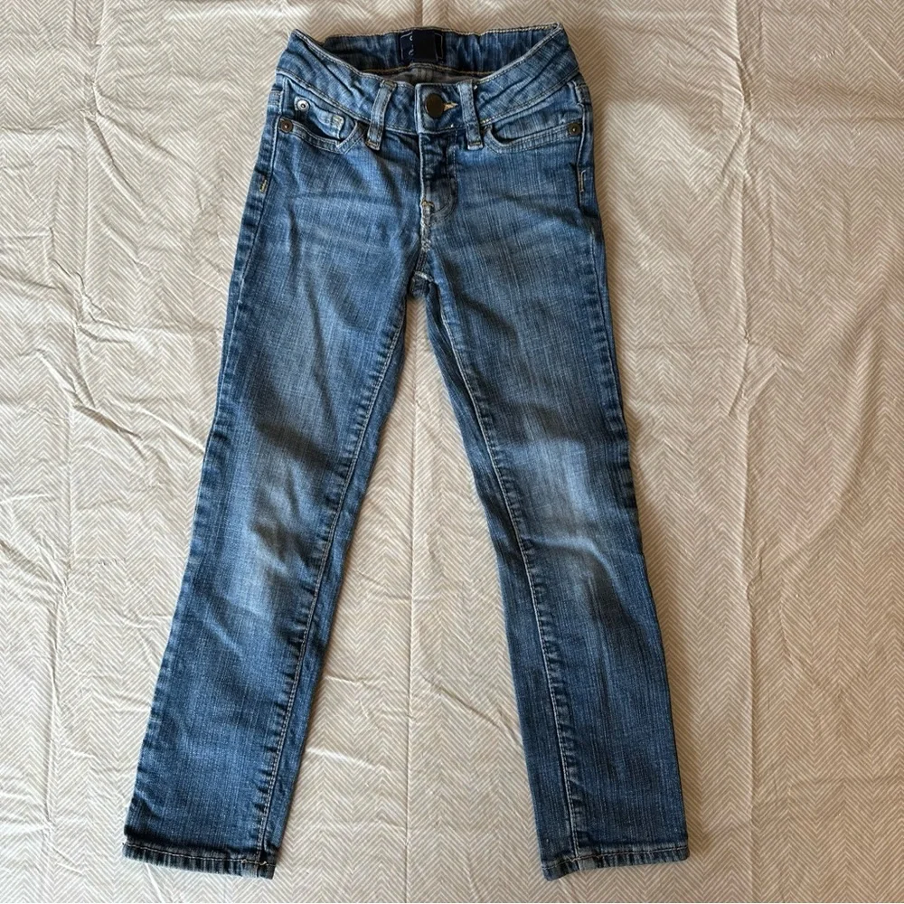 Gap Kids Skinny Fit Jeans sz‎ 5 Slim Adjustable Waist 5 Pocket